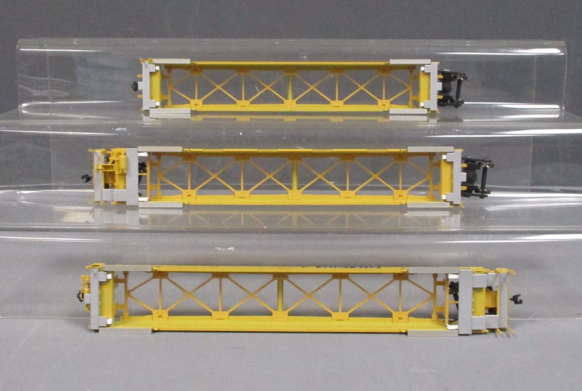 Kato 30-9015 HO TTX Gunderson MAXI-IV Double Stack Car #732753 (Pack of 3)