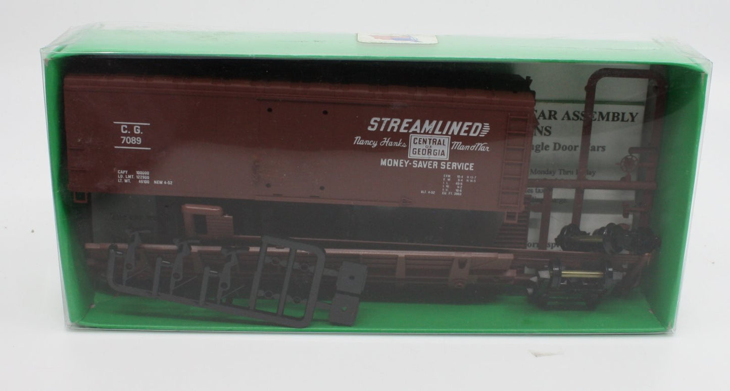 Bowser 3-1001 HO 40" Box Car Kits Central of Georgia