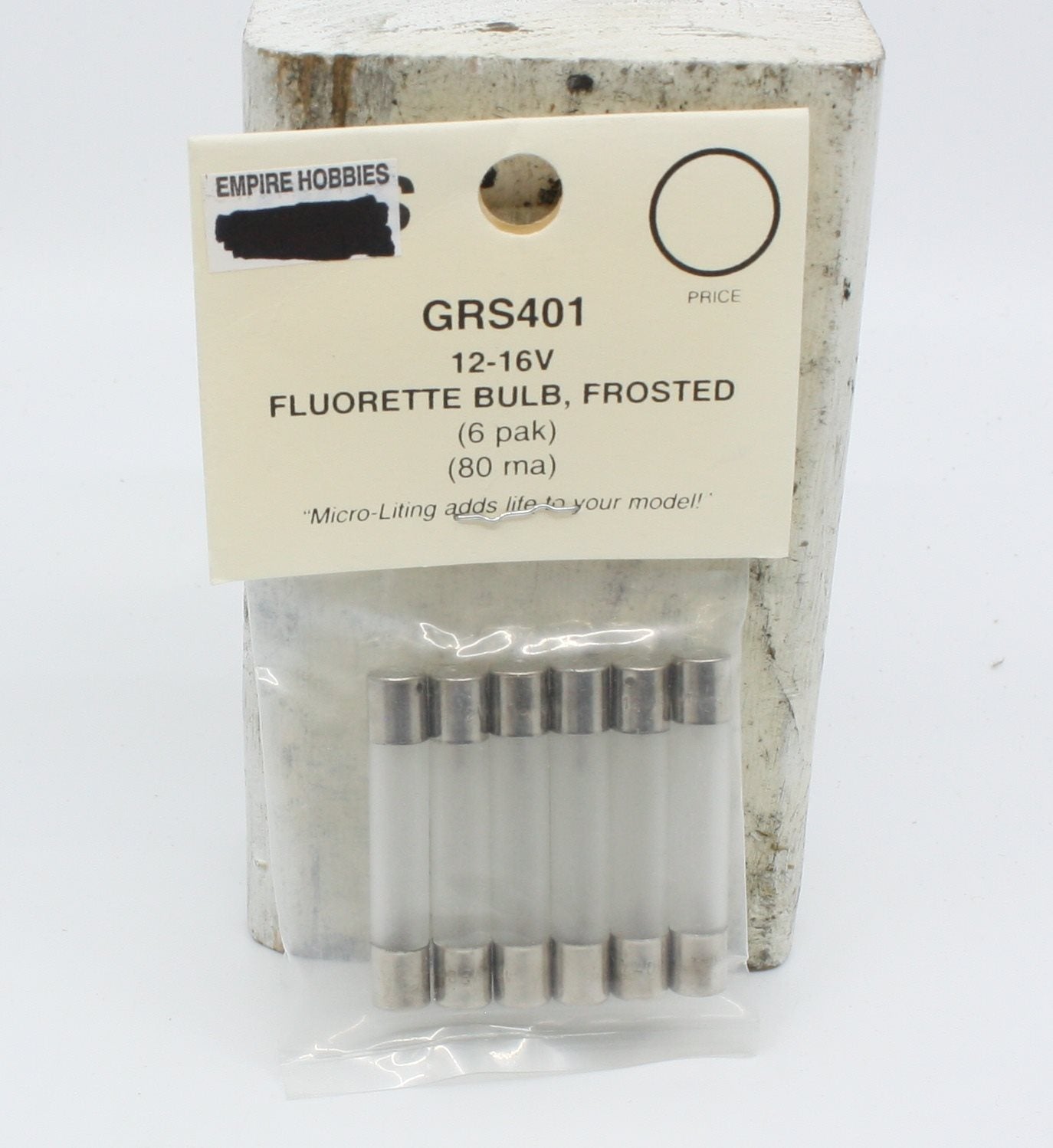 G-R-S Micro Liting 401 Heavy-Duty Fluorette Lamps (Pack of 6)