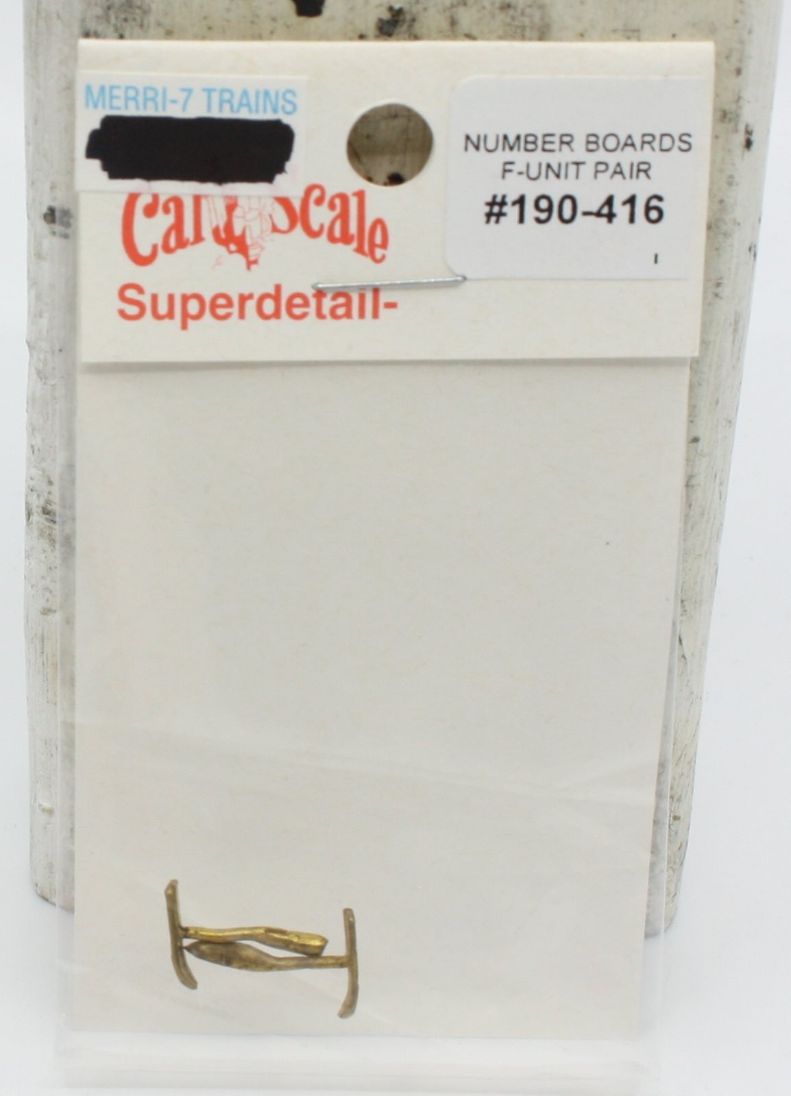 Cal Scale 190-416 HO Number Boards F-Unit Pair