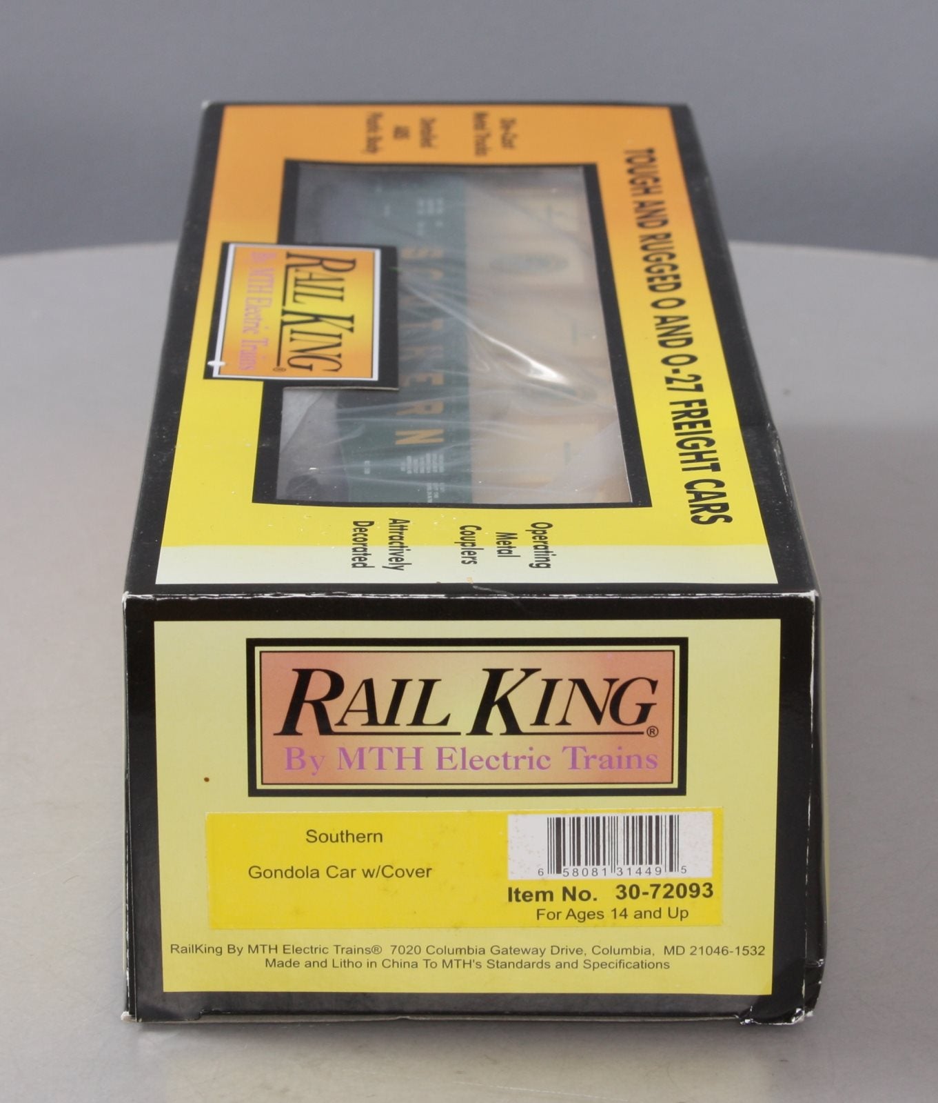 MTH 30-72093 O Gauge Southern Gondola #60700 with Crates