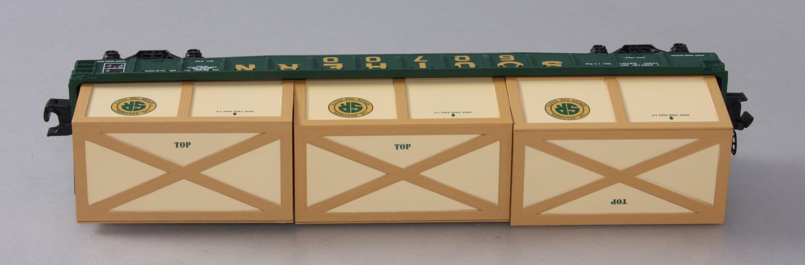 MTH 30-72093 O Gauge Southern Gondola #60700 with Crates