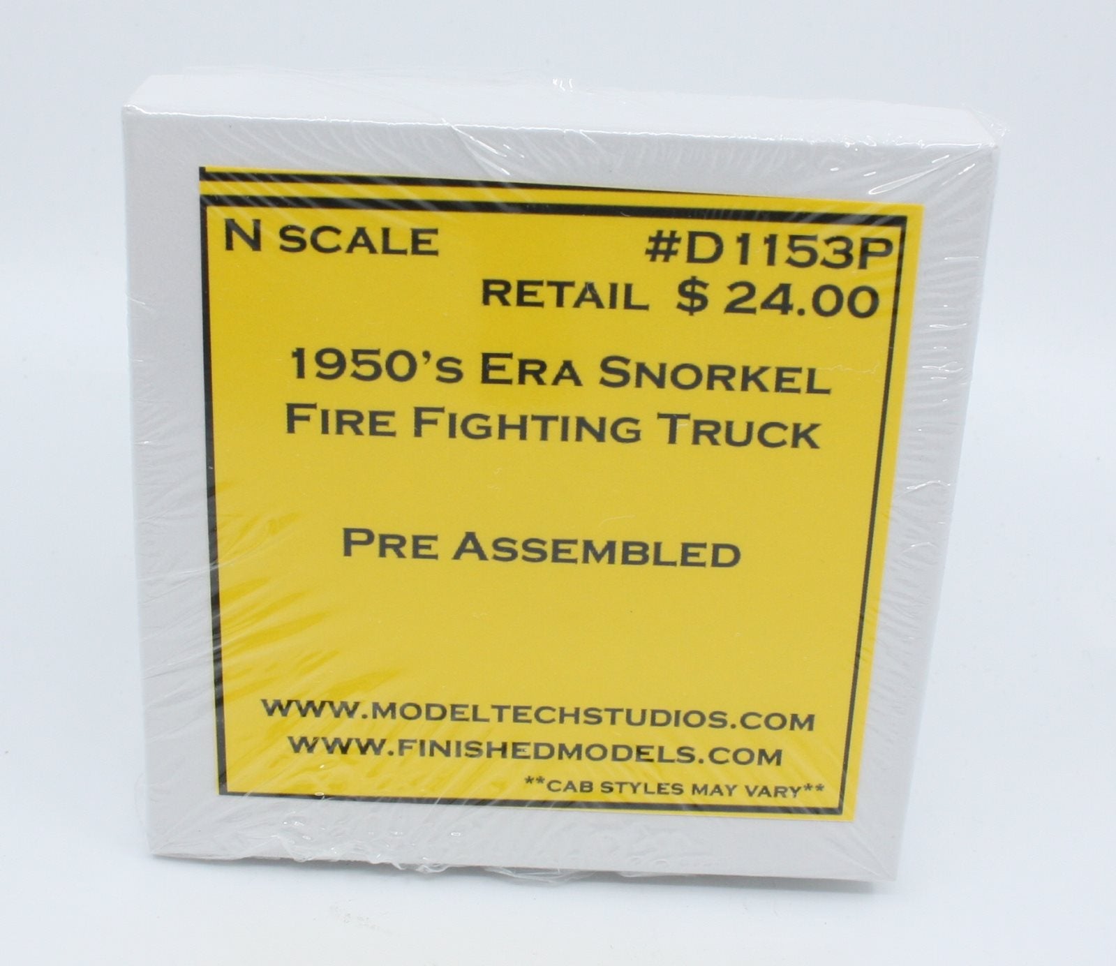 Model Tech Studios D1152P 1950's Era Snorkel Fire Fighting Truck (Pre-Assembled)