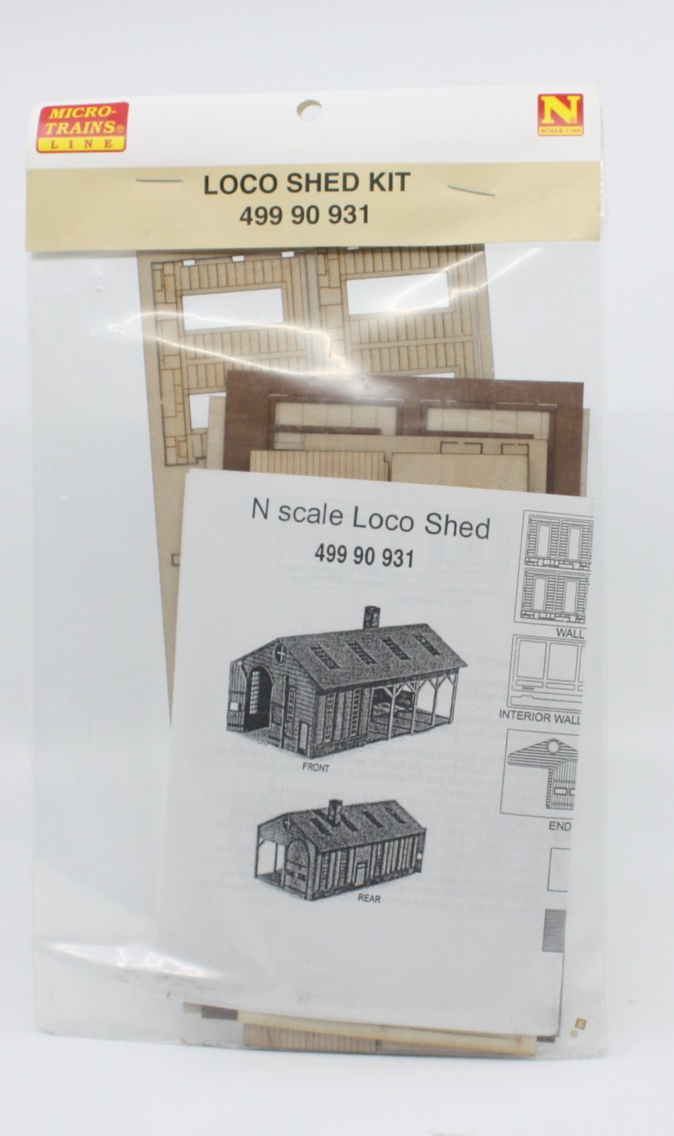 Micro-Trains 49990931 N Loco Shed Laser Cut Structure Kit
