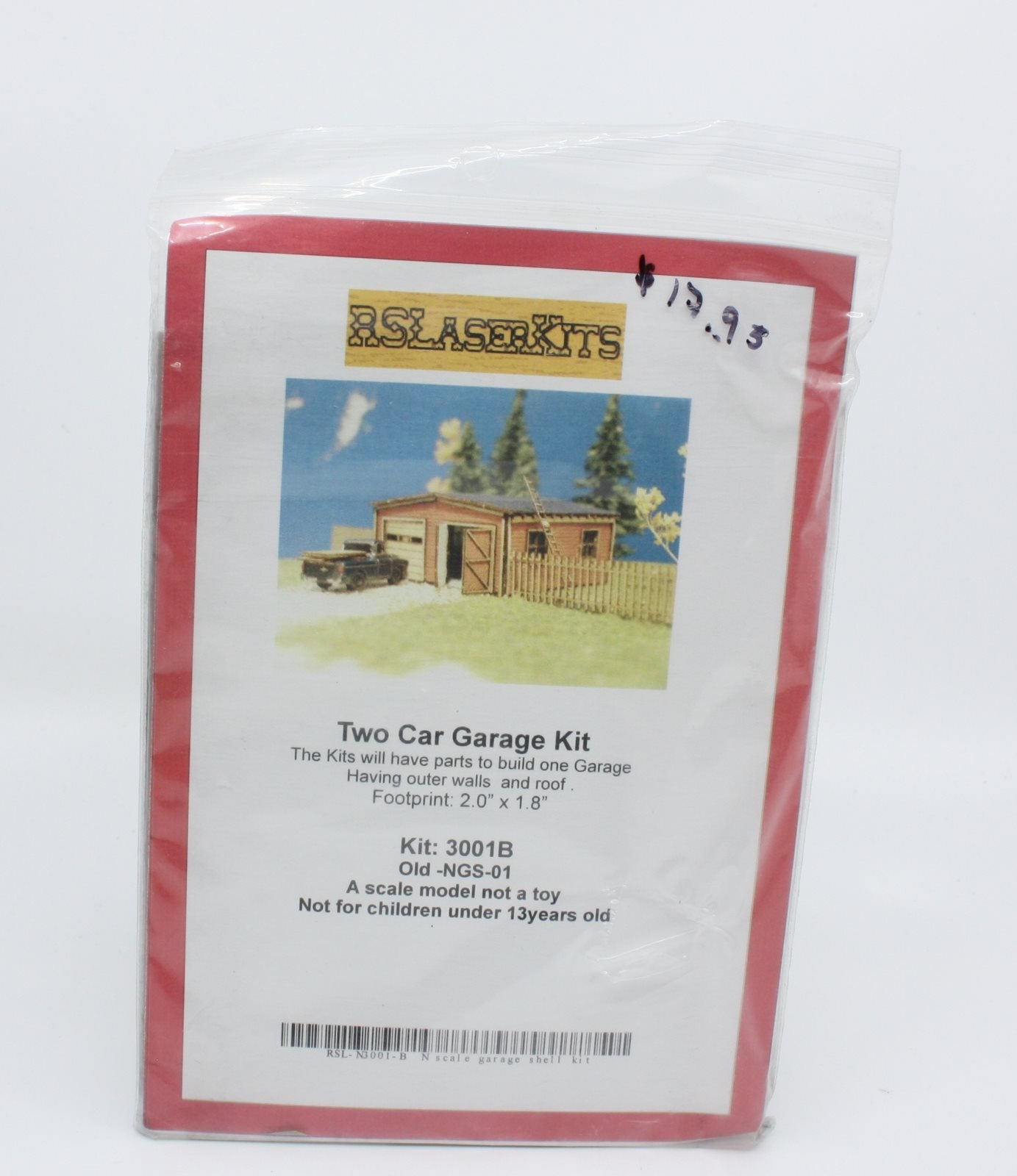 RS Laser 3001B Two Car Garage Kit