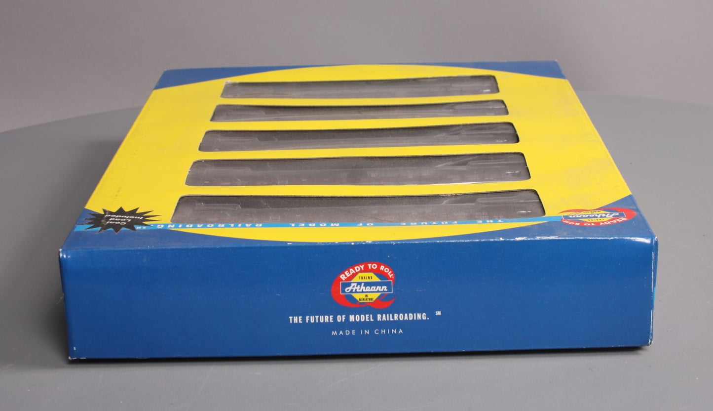 Athearn 94644 HO Scale Santa Fe Ortner 5-Bay Rapid Discharge Hopper (Pack of 5)
