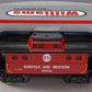 Williams 00304F O Norfolk & Wetern N5C Porthole Caboose # 557733 (Red)