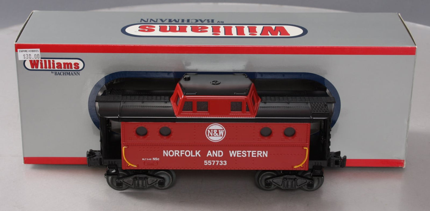 Williams 00304F O Norfolk & Wetern N5C Porthole Caboose # 557733 (Red)