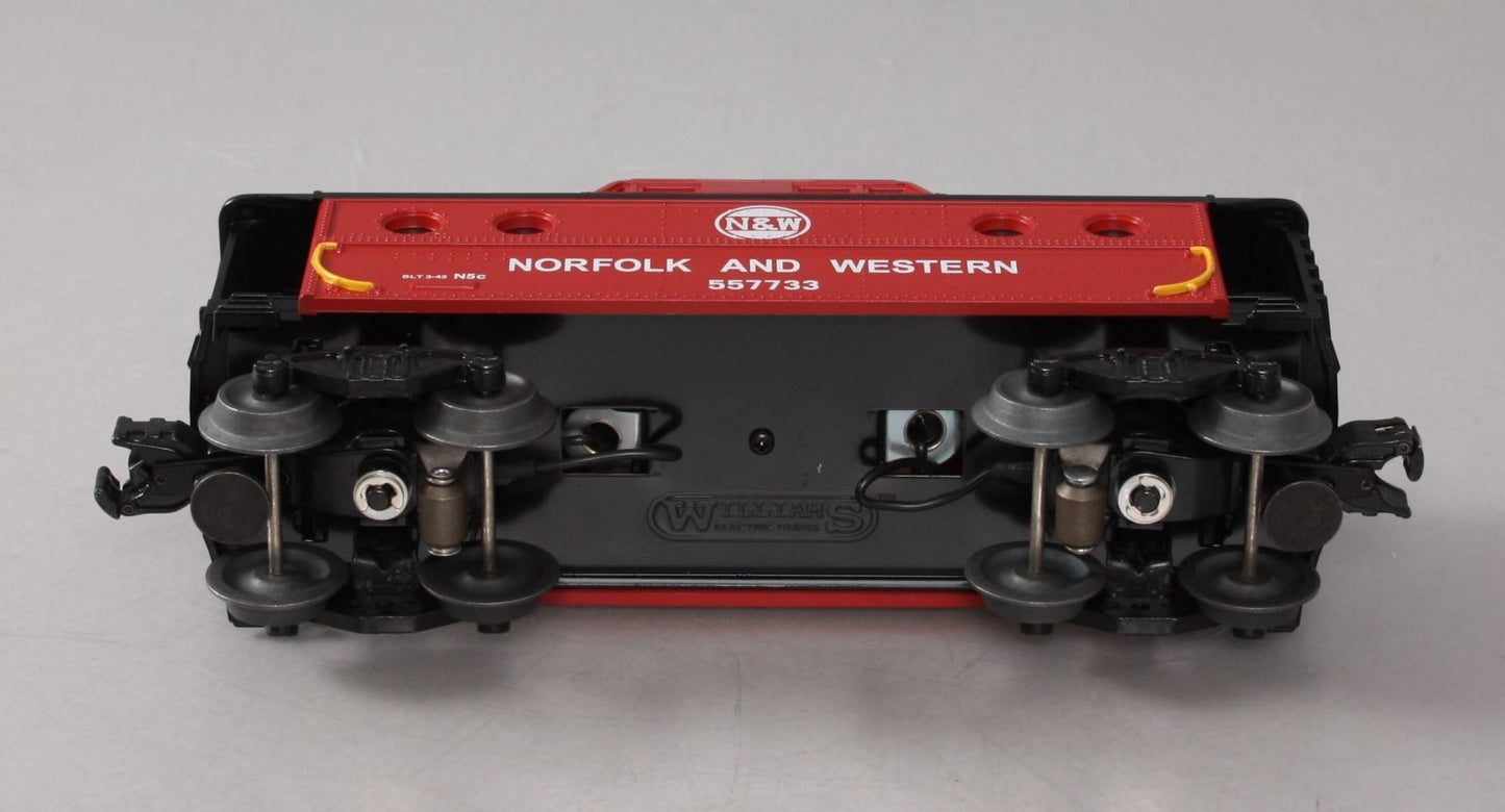 Williams 00304F O Norfolk & Wetern N5C Porthole Caboose # 557733 (Red)