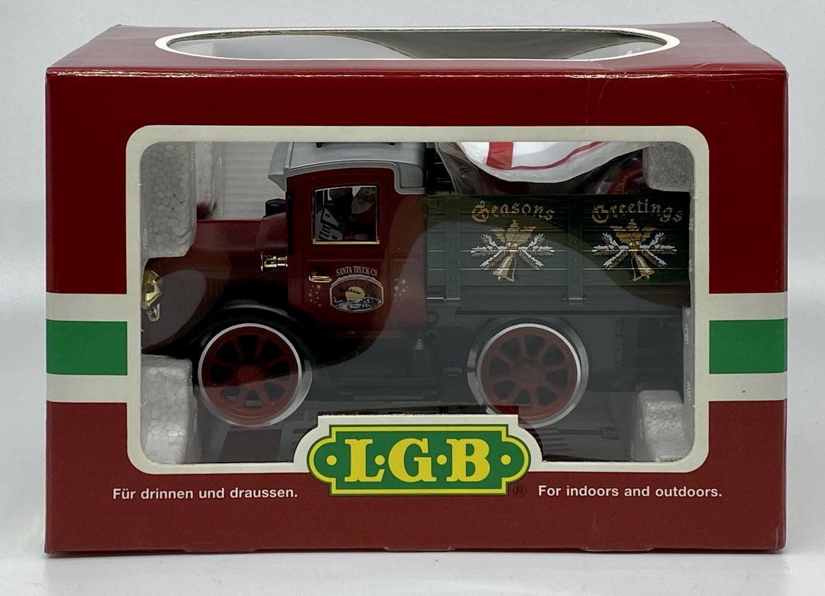 LGB 21680 Seasons Greeting-Santa's Truck Co. Snow Plow Vehicle
