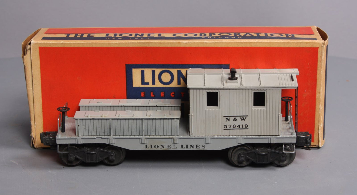 Lionel 6419-100 VIntage O Norfolk & Western Work Caboose - RARE!
