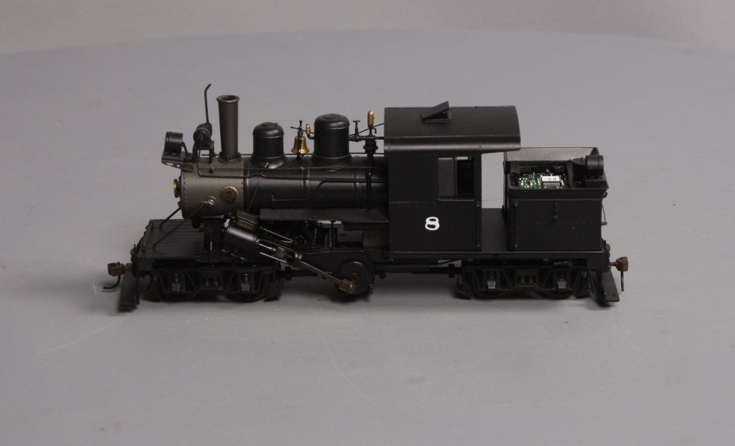 Bachmann 28604 On30 Painted & Unlettered 28-Ton Two-Truck Climax w/Sound & DCC