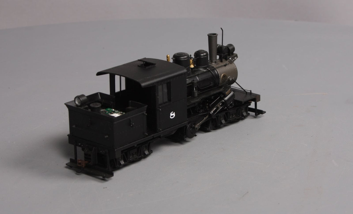 Bachmann 28604 On30 Painted & Unlettered 28-Ton Two-Truck Climax w/Sound & DCC