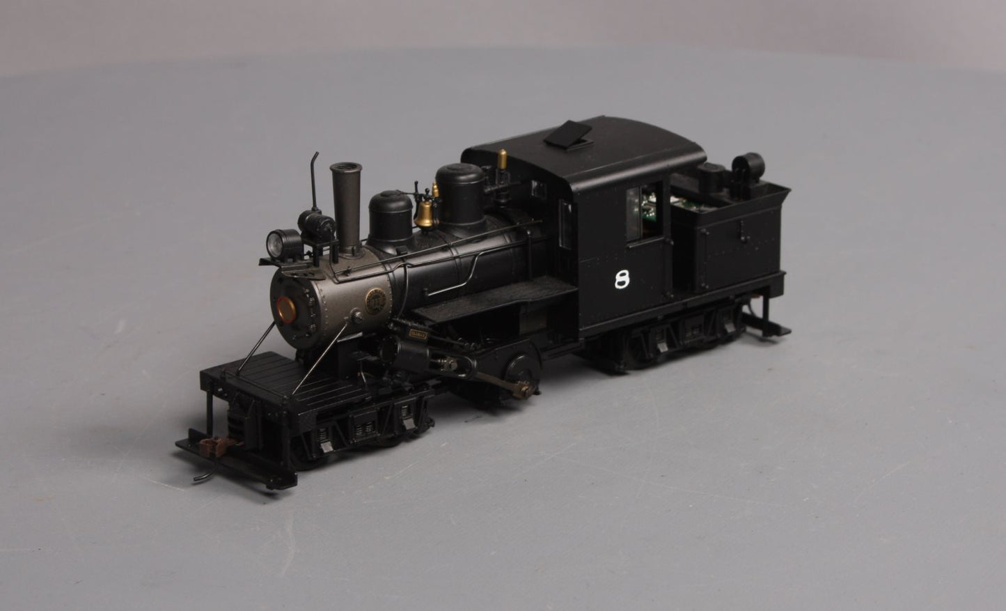 Bachmann 28604 On30 Painted & Unlettered 28-Ton Two-Truck Climax w/Sound & DCC