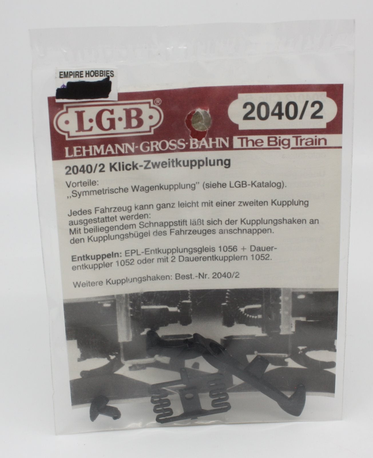 LGB 2040/2 G Coupler Hook Complete