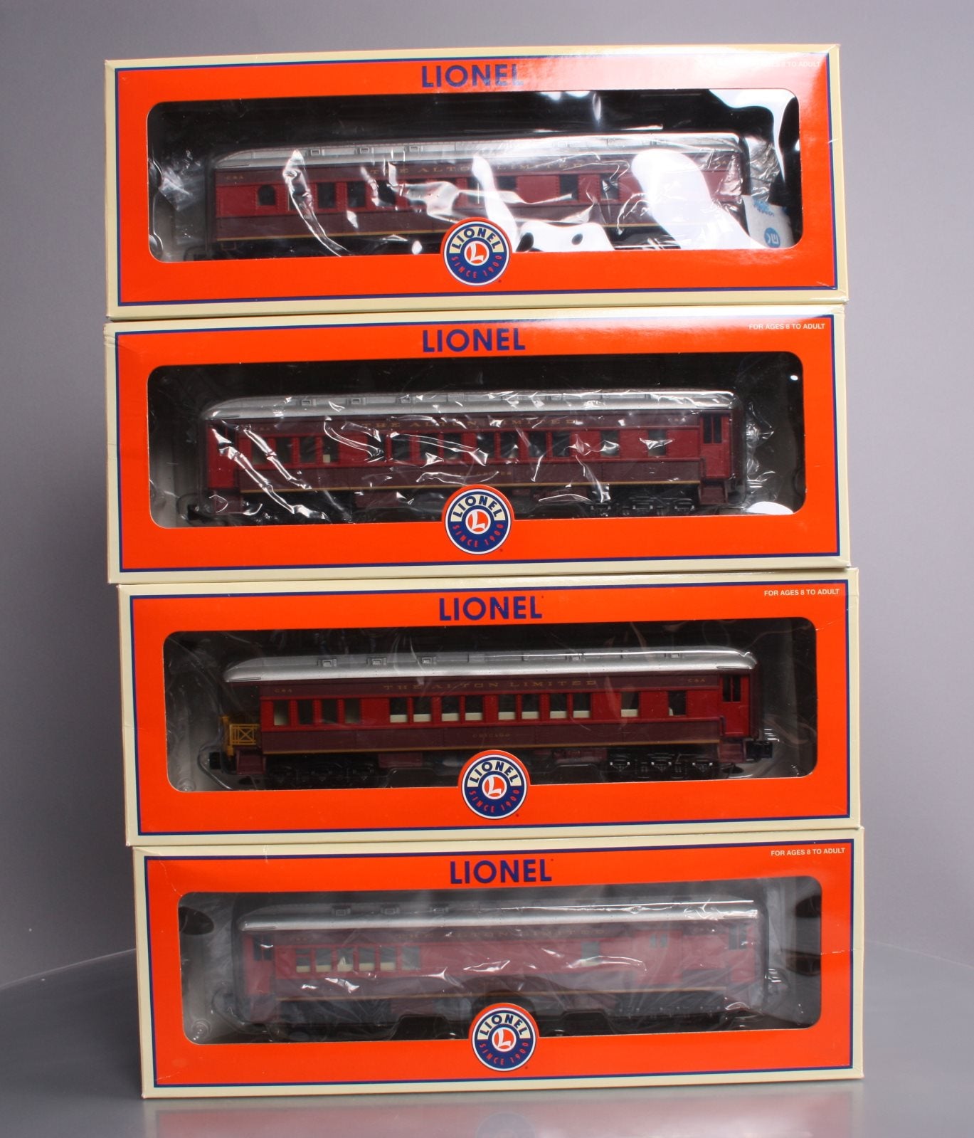 Lionel 6-35124 O Gauge Alton Limited 4-Car Passenger Set