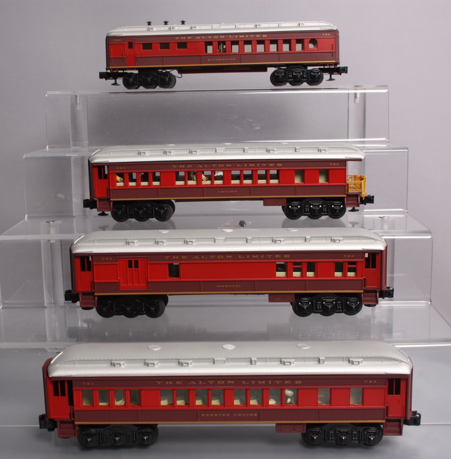 Lionel 6-35124 O Gauge Alton Limited 4-Car Passenger Set