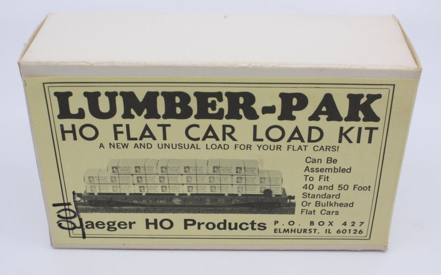 Jaeger Products 001 HO Lumber Pack Flat Car Load Kit.