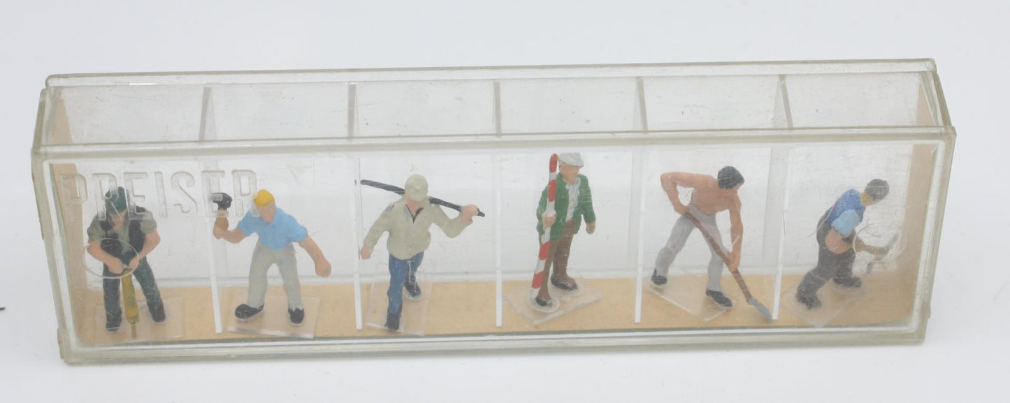 Preiser 30 HO Men At Work Figures (Set of 6)