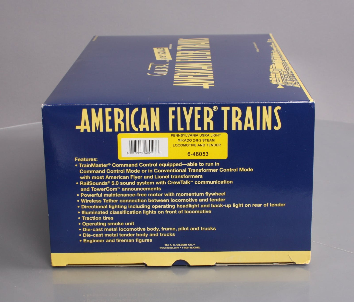 American Flyer 6-48053 S Gauge PRR USRA 2-8-2 Mikado Steam Locomotive #9628