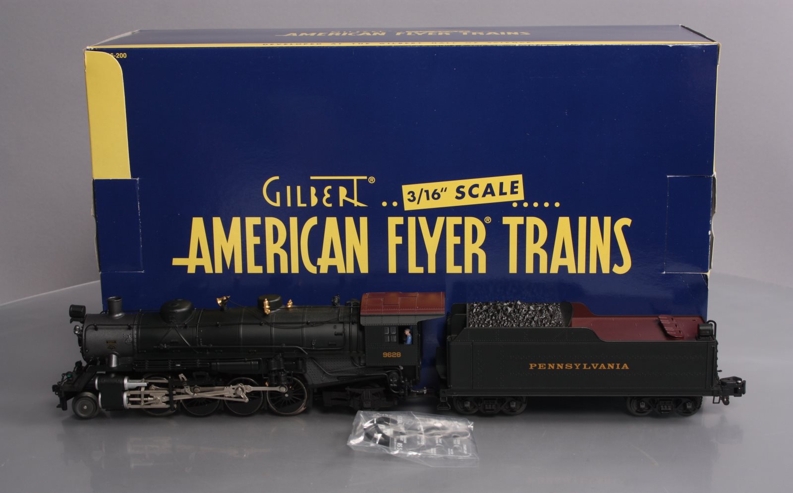 American Flyer 6-48053 S Gauge PRR USRA 2-8-2 Mikado Steam Locomotive #9628