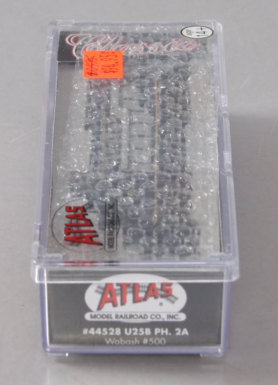 Atlas 44528 N Scale Wabash U25B Ph2A w/o Decoder #500
