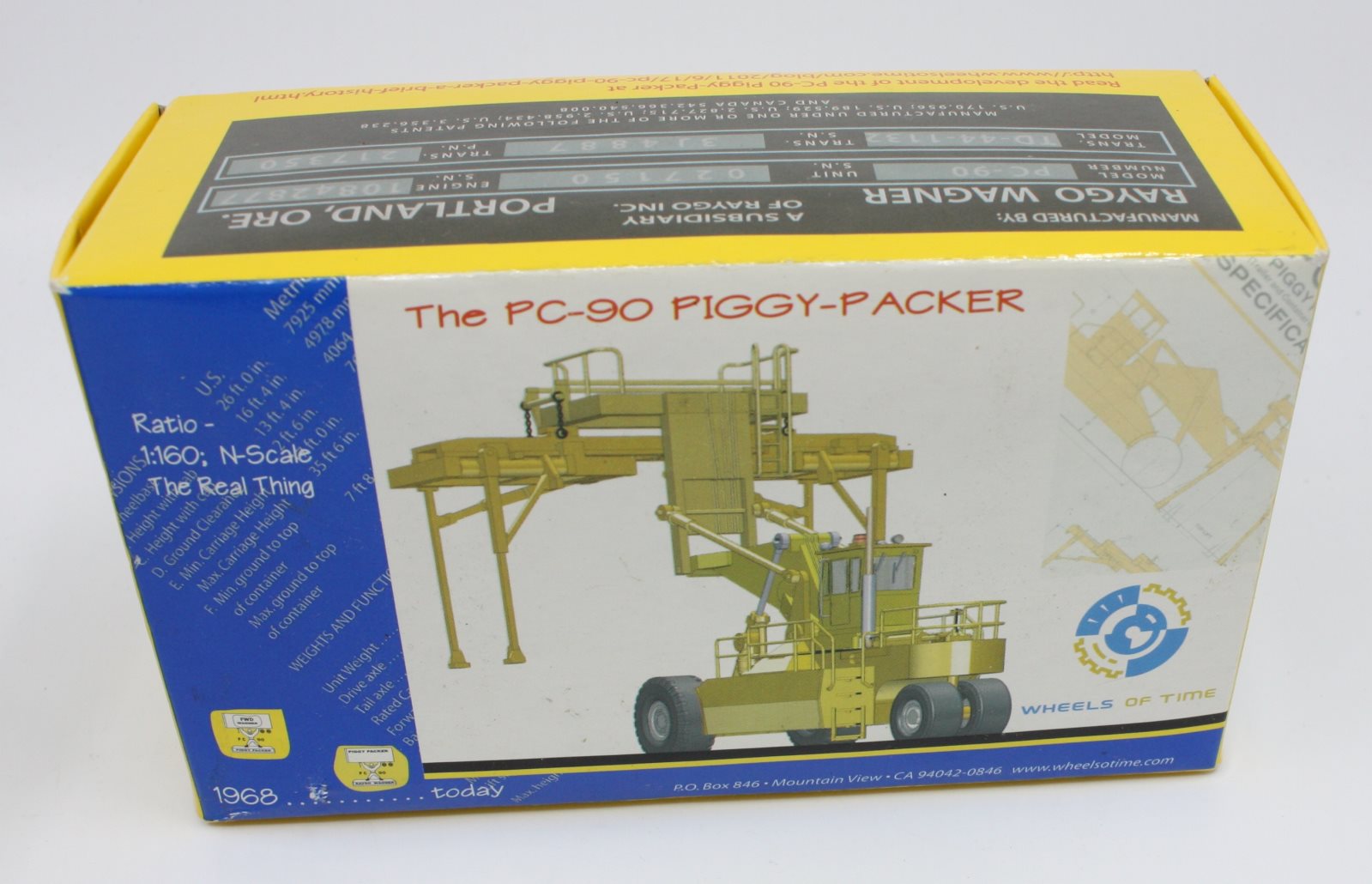 Wheels of Time 70007 N 1:160 PC90 Piggy-Packer CSX