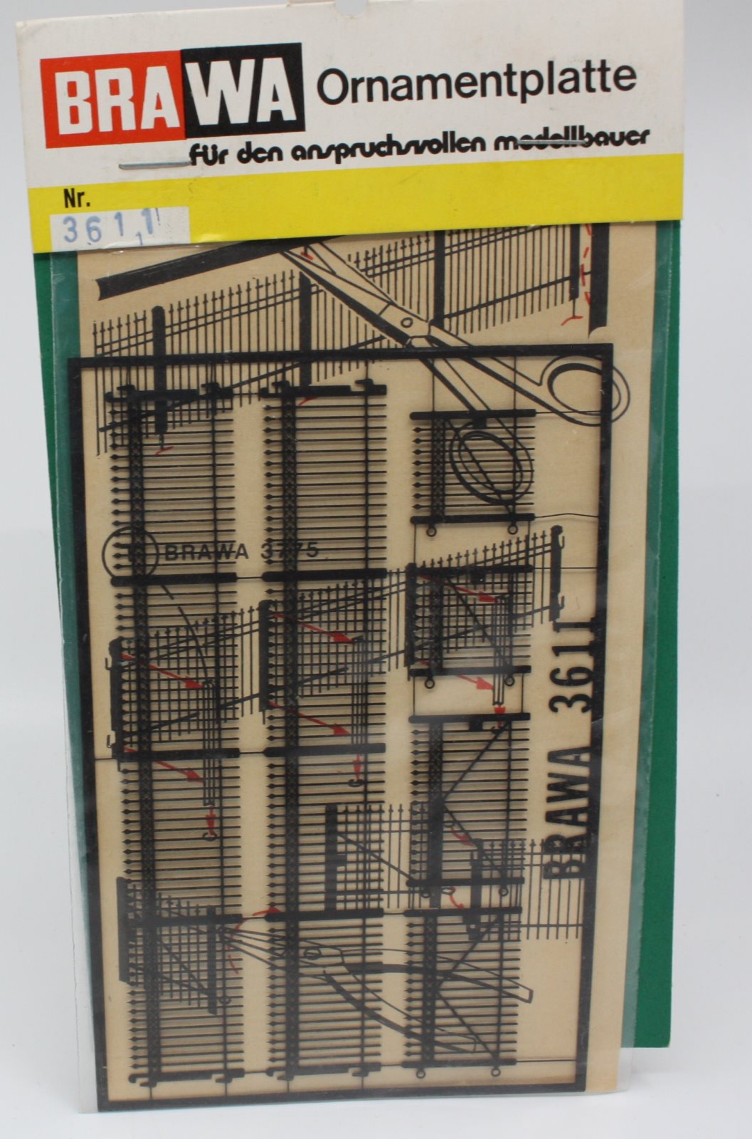 Brawa 3611 HO Ornamentpallette Fence