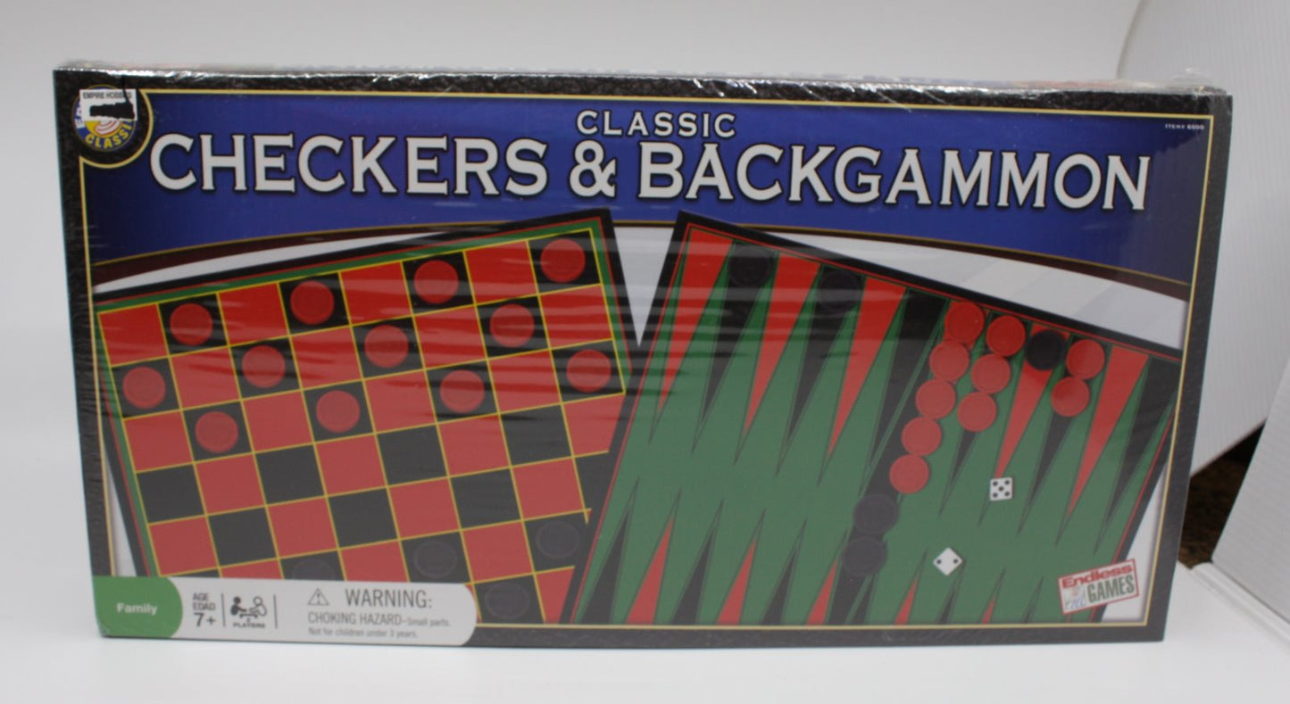 Endless Games Classic Checkers and Backgammon