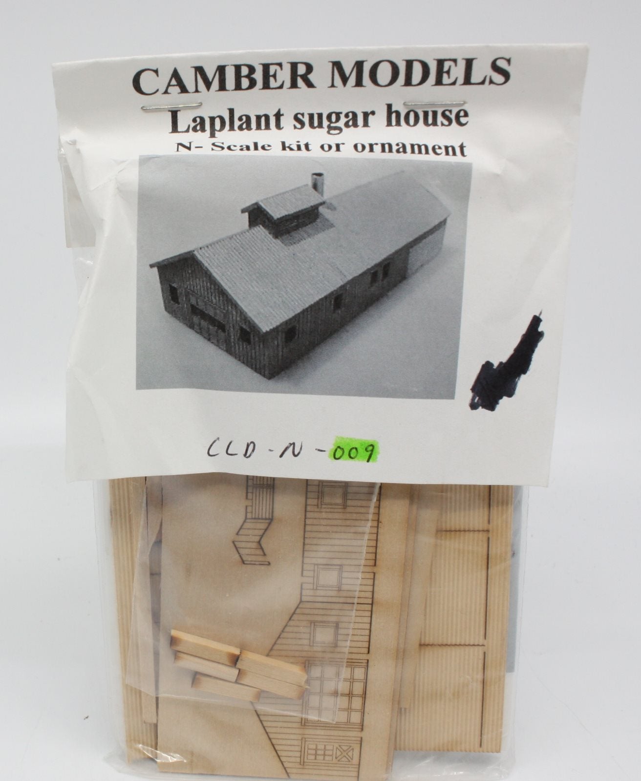 Camber Models 009 N Scale Laplant Sugar House