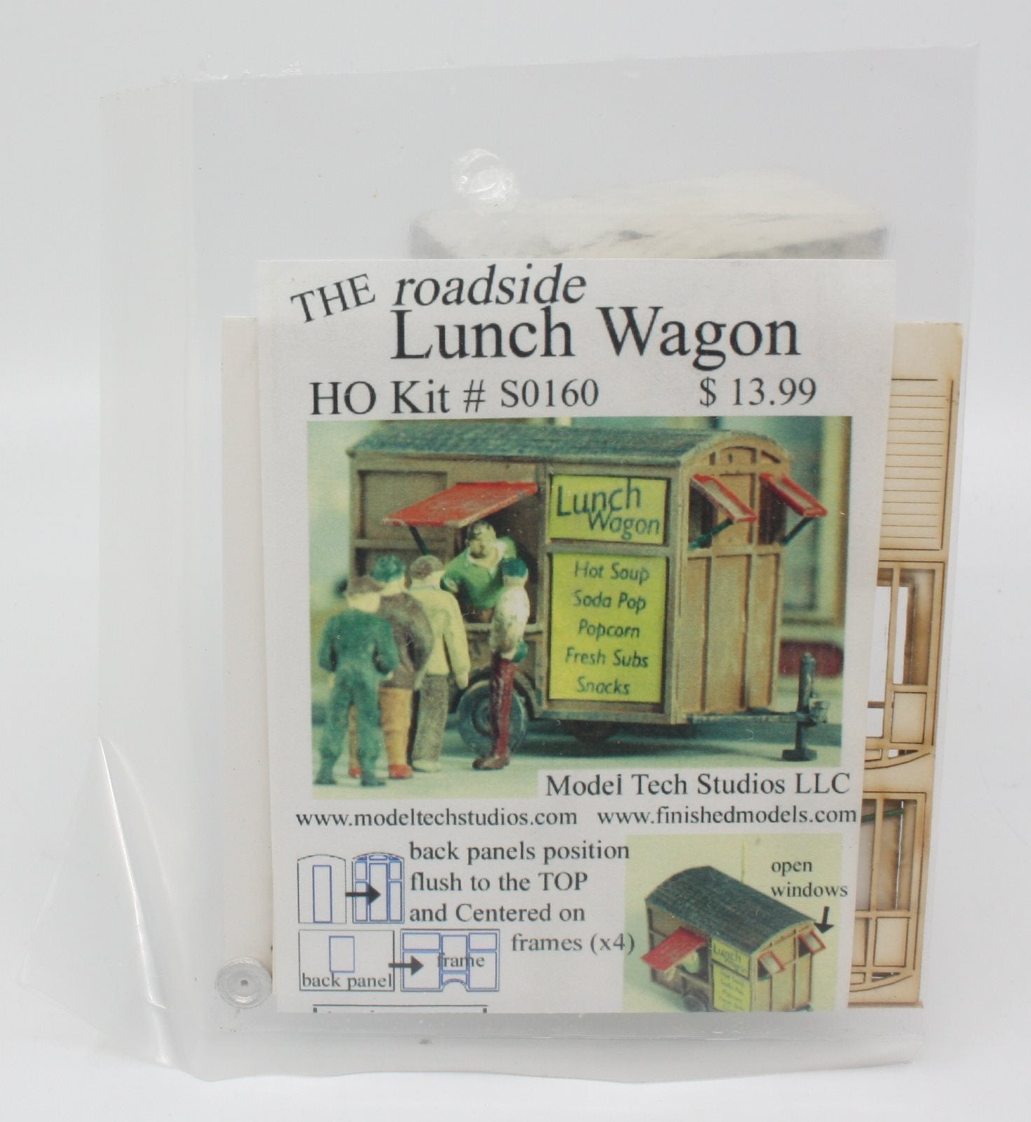 Model Tech Studios s0160 HO The Roadside Lunch Wagon