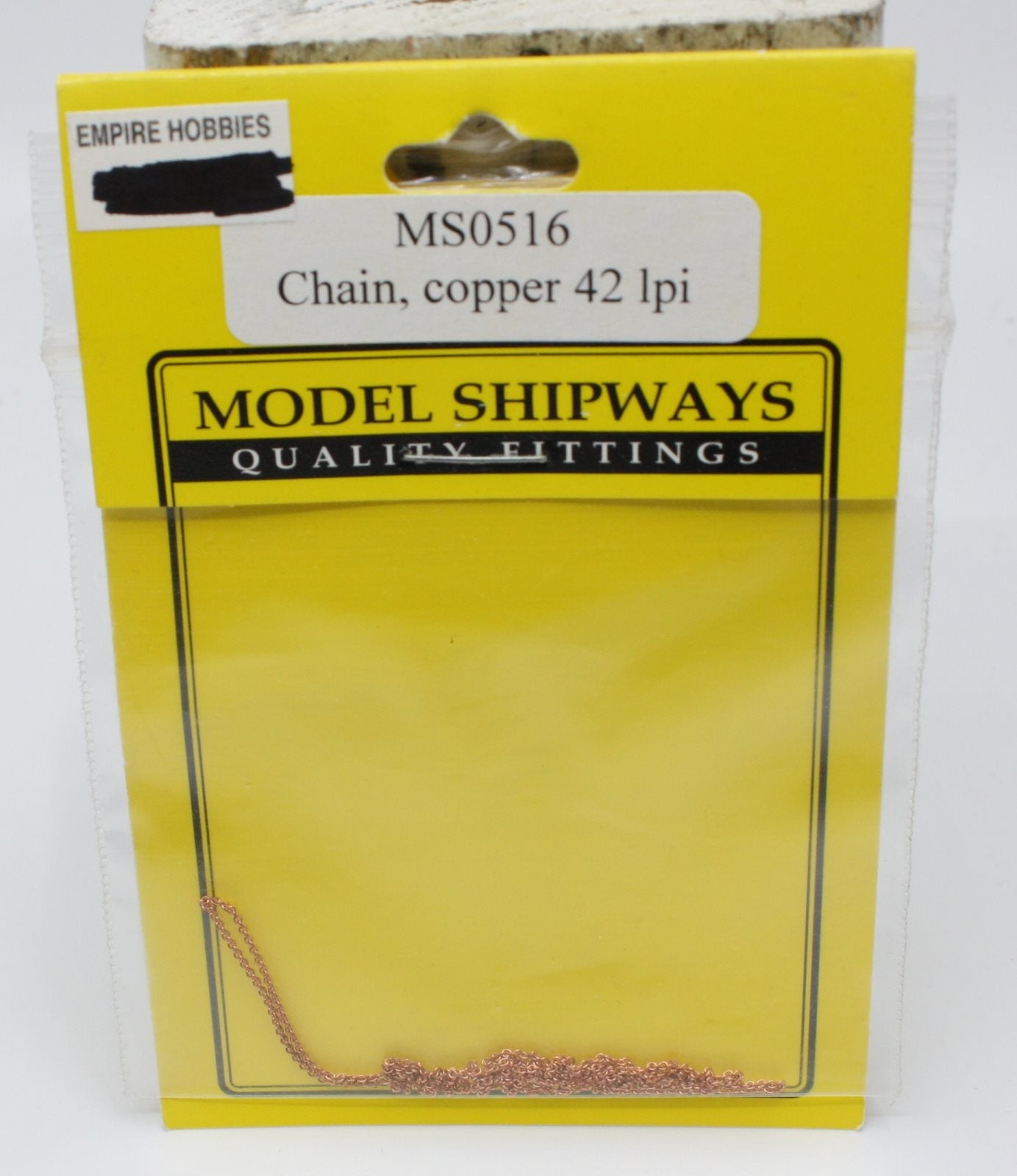 Model Shipways MS0516 HO Chain Copper 42 1pi