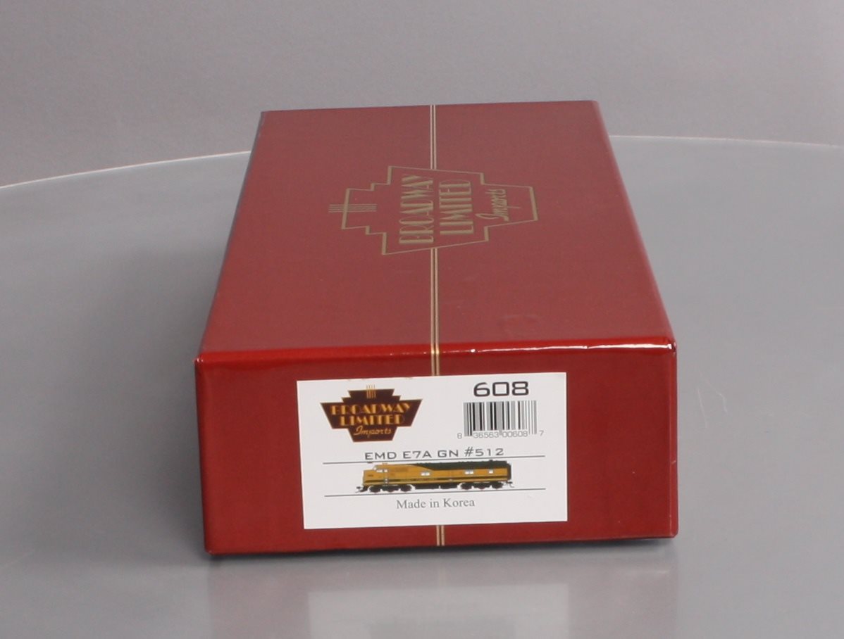 Broadway Limited 608 HO Great Northern Paragon Series Diesel EMD E7A #512