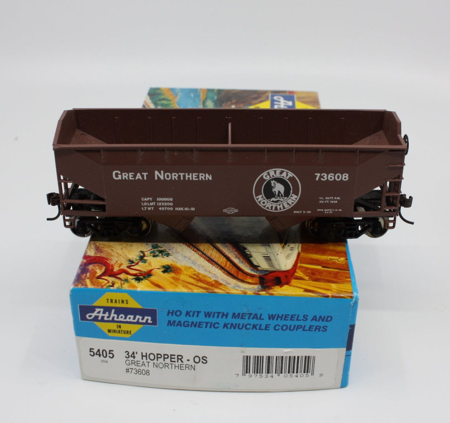 Athearn 5405 34' Hopper - OS - Great Northern