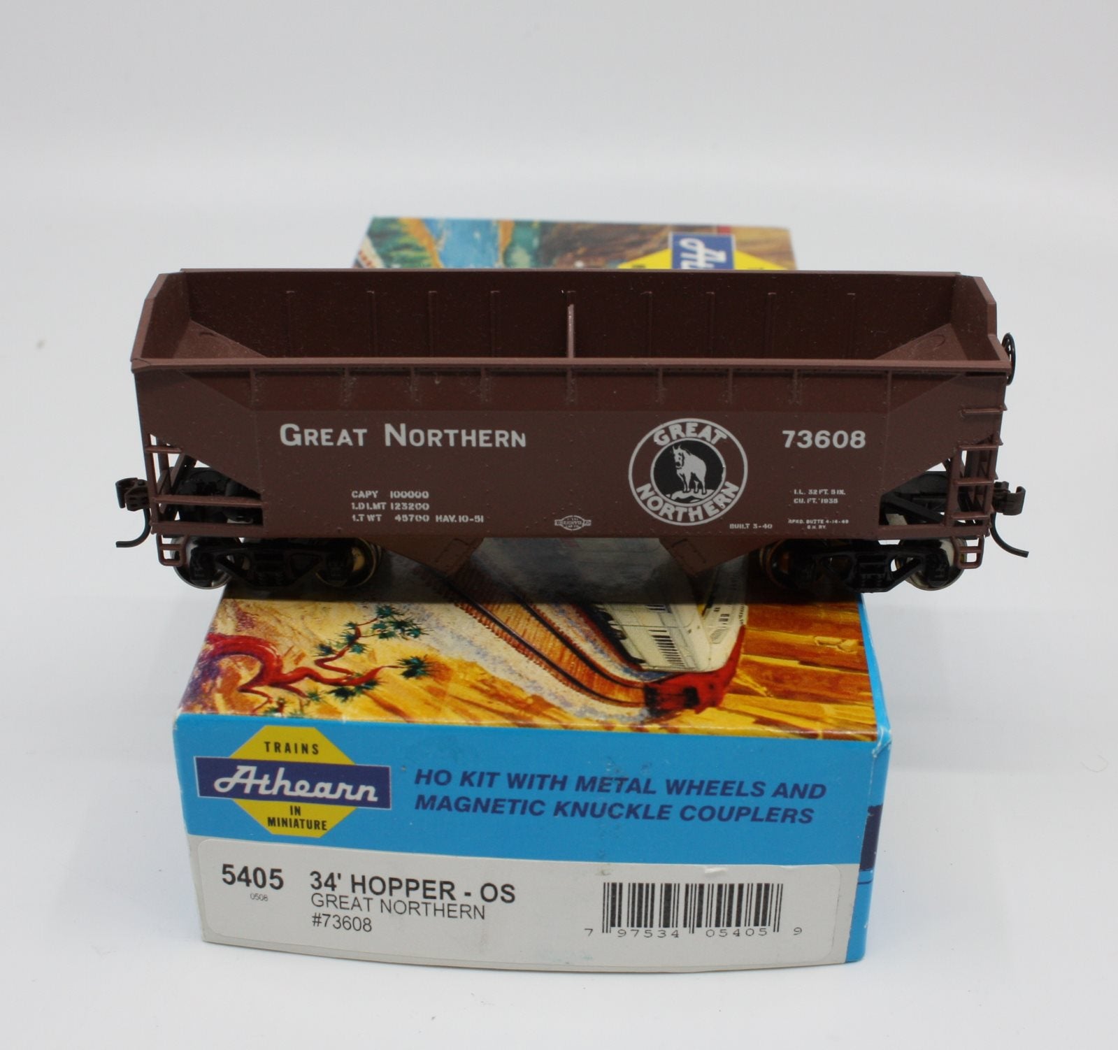 Athearn 5405 34' Hopper - OS - Great Northern