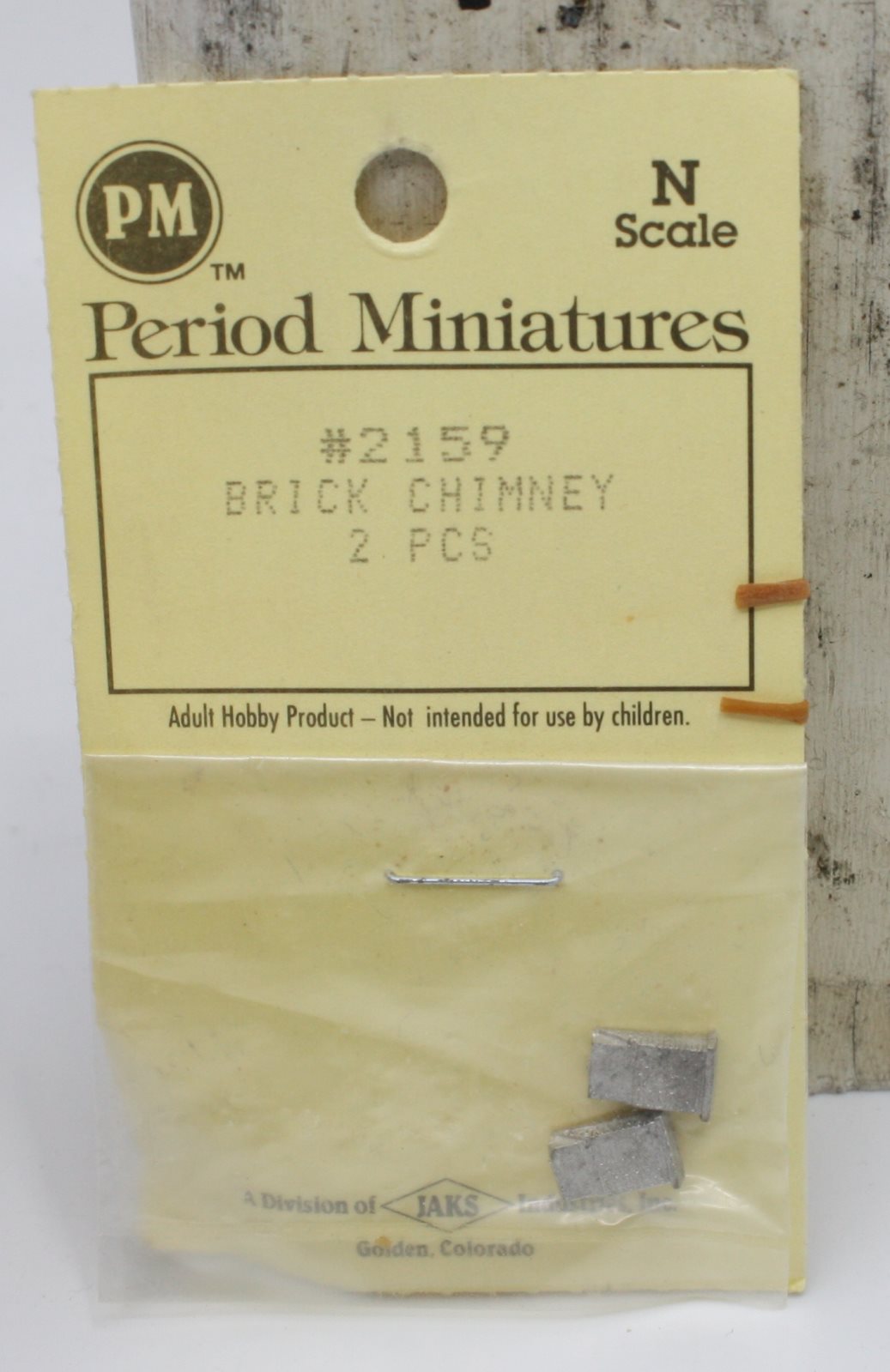 Period Miniatures 2159 N Scale Brick Chimney (Pack of 2)