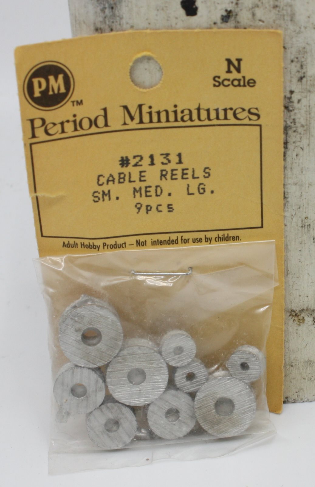 Period Miniatures 2131 N Scale Cable Reels Small/Madium/Large