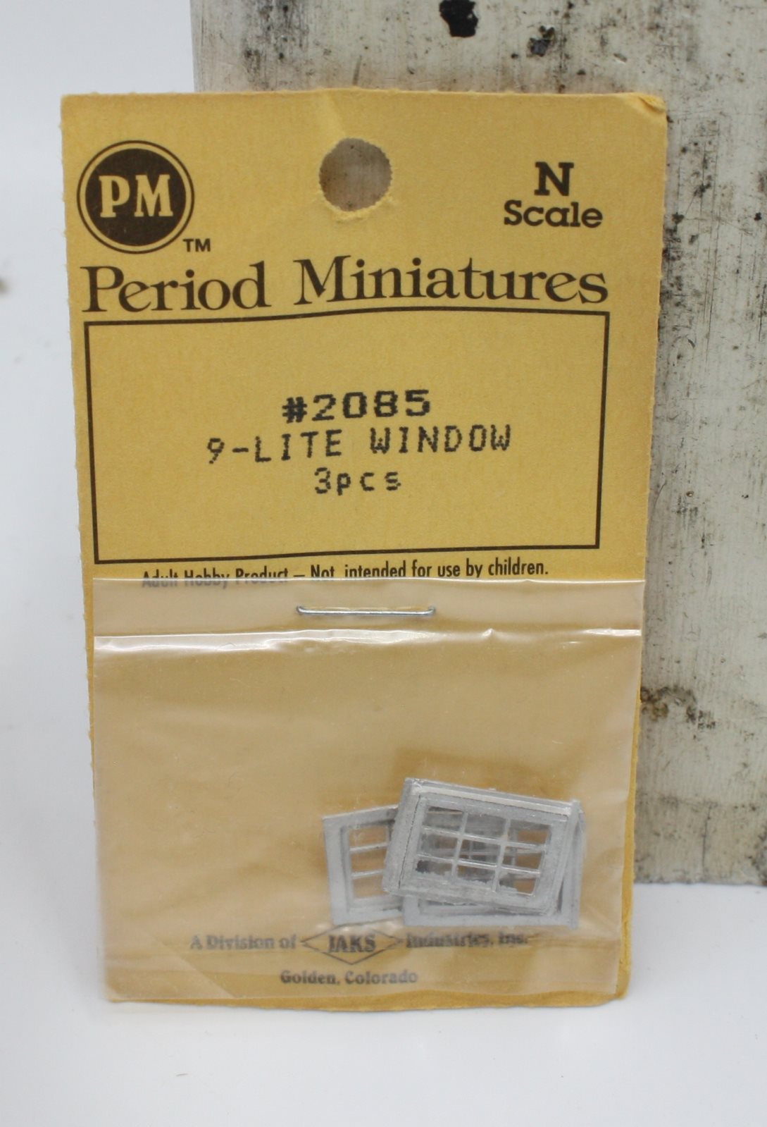 Period Miniatures 2085 N Scale 9 - Lite Window