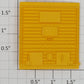 Lionel 6464-154 Yellow Box Car Door