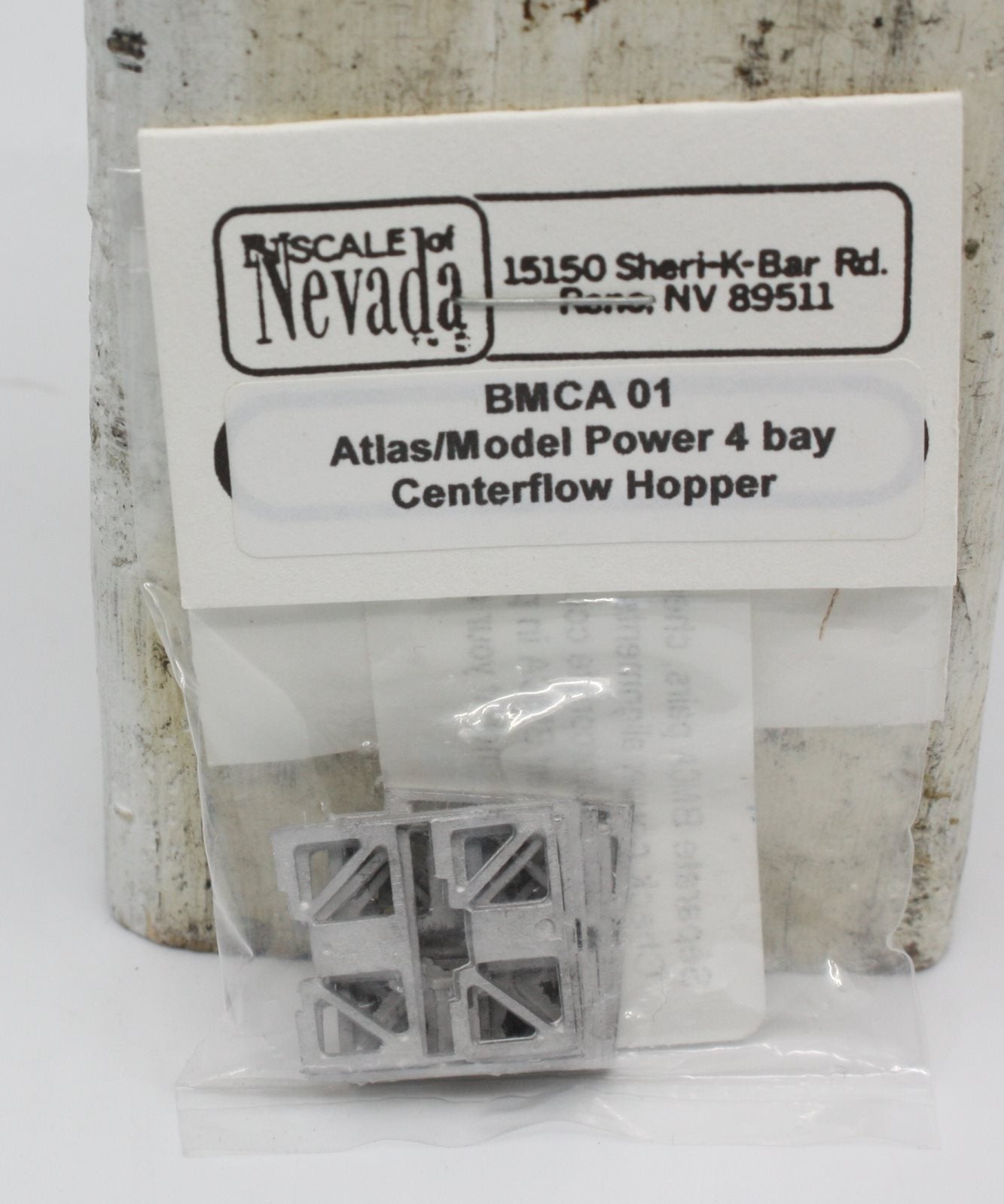 N Scale of Nevada BMCA01 N Scale Atlas/Model Power 4 Bay Centerflow Hopper