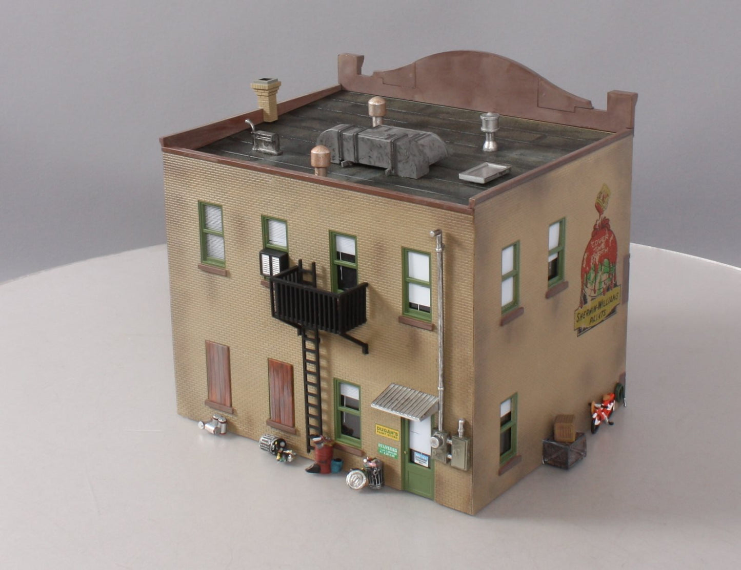 Woodland Scenics BR5853 O Scale Built-&-Ready Dugan's Paint Store Building
