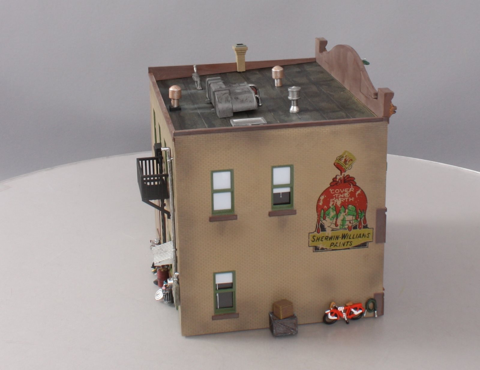 Woodland Scenics BR5853 O Scale Built-&-Ready Dugan's Paint Store Building