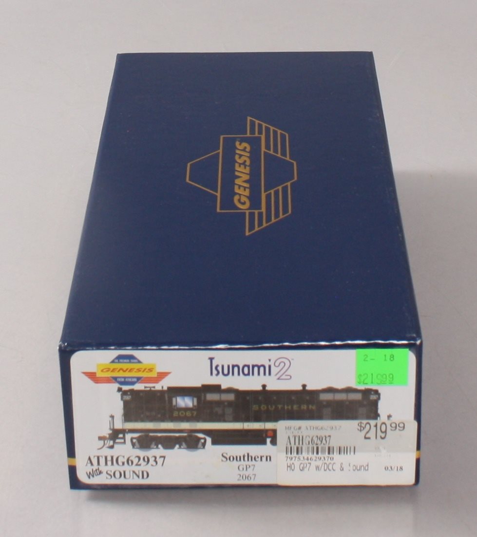 Athearn G62937 HO Southern GP7 Diesel Locomotive w/DCC & Sound #2067