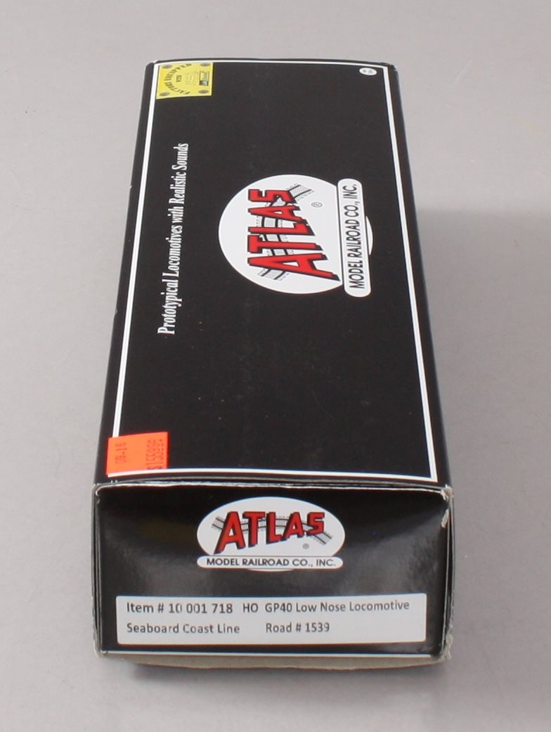 Atlas 10001718 HO Seaboard Coast Line EMD GP40 Low Nose Diesel Engine #1539