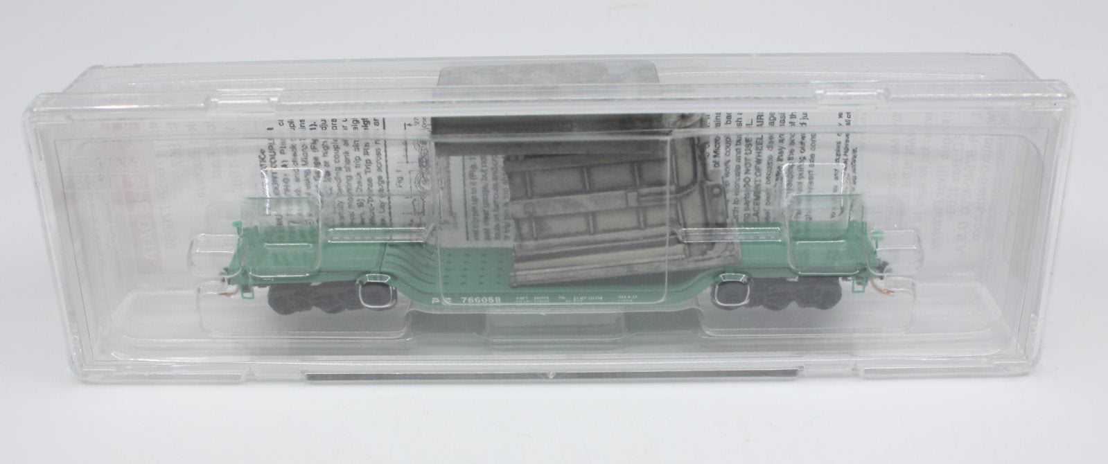 Micro-Trains 10900100 N Penn Central Depressed Center Flatcar w/Load #766058