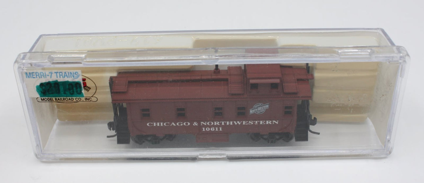 Atlas 35712 N Scale Caboose Chicago Northwestern #10611