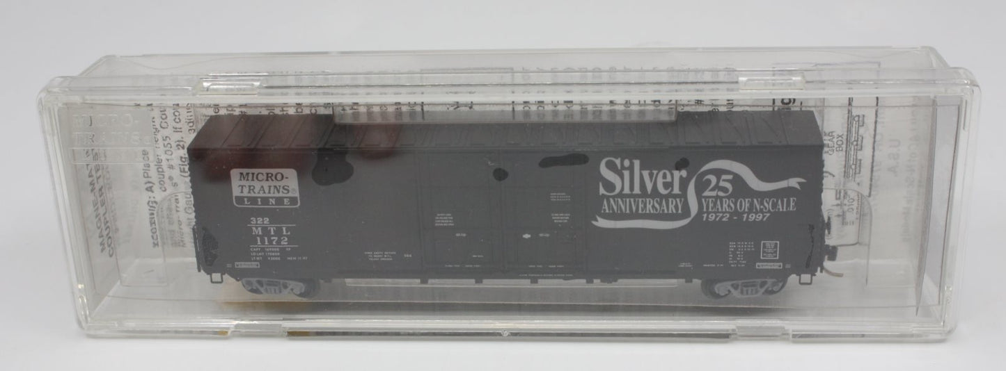 Micro-Trains 10200030 N MTL 25th Anniversary 60' Double Plug Door Boxcar #1172