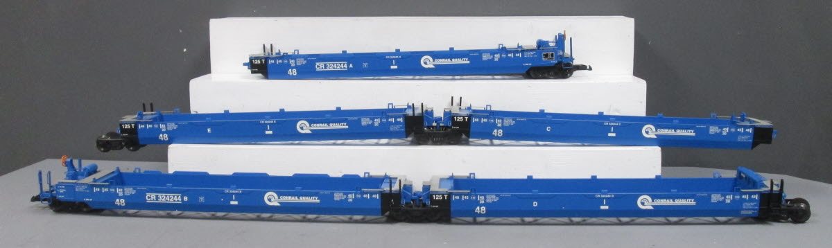 USA Trains R17158 G Conrail Intermodal 5 Unit Articulated Set without Containers
