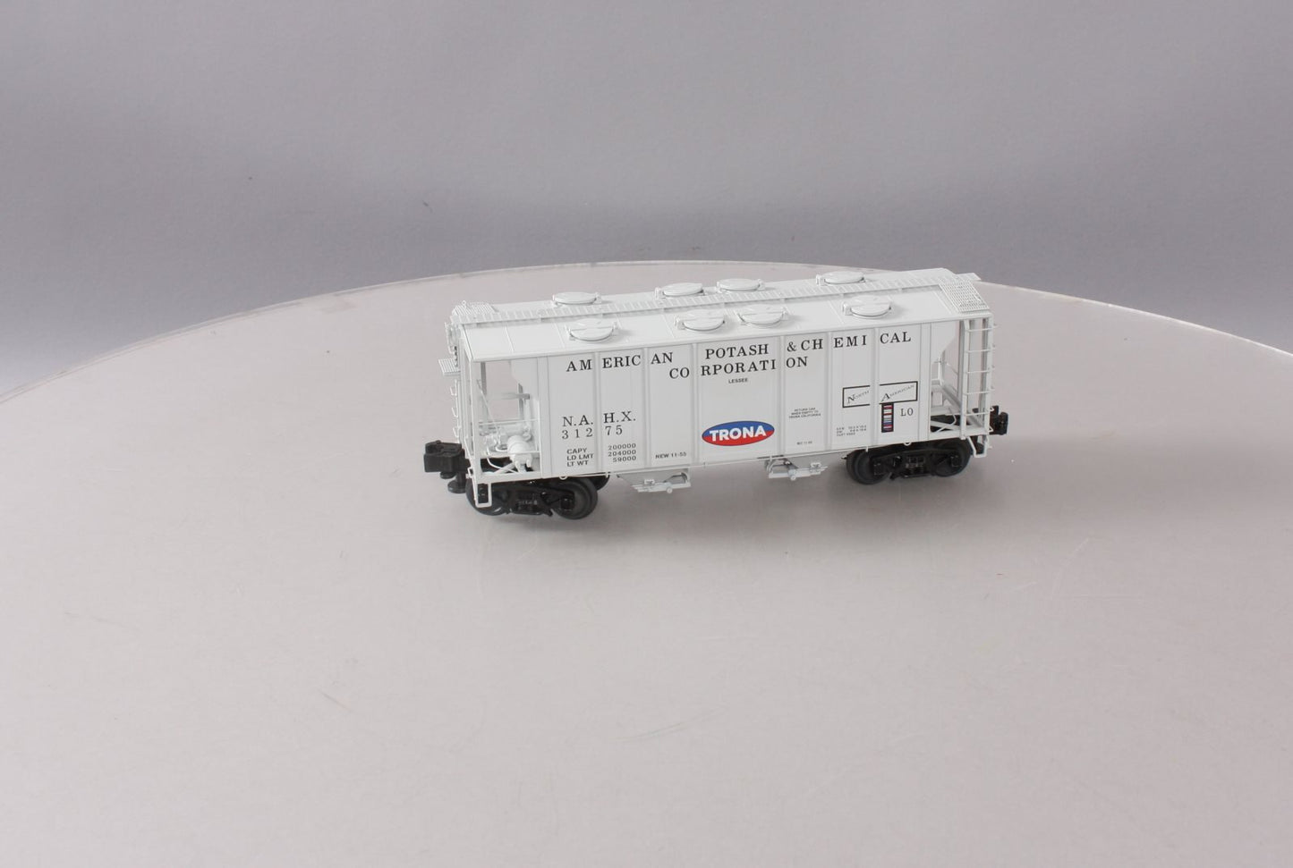 Lionel 6-85094 O American Potash PS-2 Covered Hopper #31275