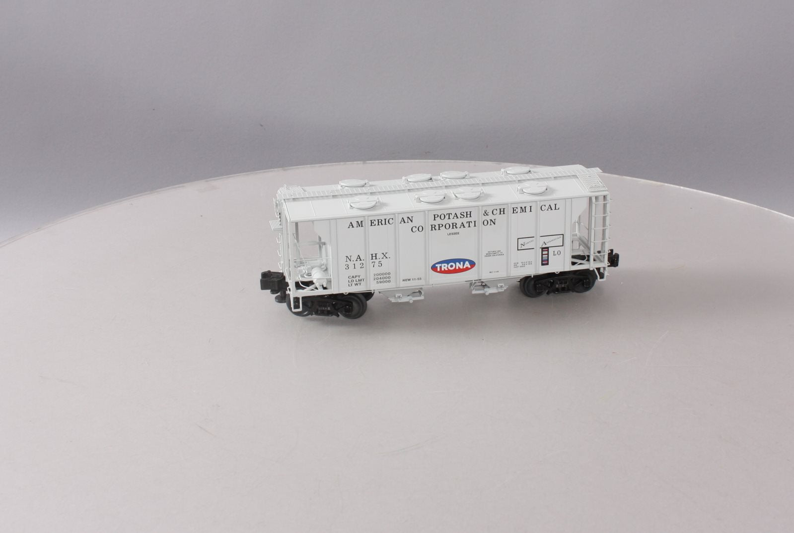 Lionel 6-85094 O American Potash PS-2 Covered Hopper #31275